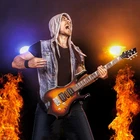 Glarry Burning Fire Sunset Electric Guitar Strap+ Case New. Price: $79.99.