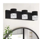 Cedar Hill 19 In. Black 3-LIGHT Dimmable Led Vanity New. Price: $50.00.