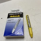 Markal 200 Lumber Crayon Wax Based Marker, 4-5/8" Length, Yellow 12 Pack New. Price: $21.45.