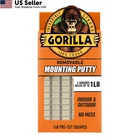 Gorilla Mounting Putty, Natural Tan Color, 168 Squares, New. Price: $11.13.