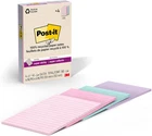 Post-it 100% Recycled Paper Super Sticky Notes, Lined, X 6 In., Pads, 45 New. Price: $16.98.