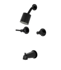 Kingston Brass - KBX8140DL Tub And Shower Faucet Concord Collection Black Open. Price: $139.99.