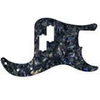 Pickguard For Fender Made In Mexico Standard Precision Bass Black Abalone New. Price: $85.00.