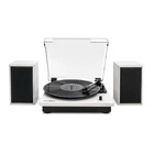 Victrola Montauk Vinyl Record Player Wood Finish 3-SPEED Belt Driven Turntable Open. Price: $160.01.