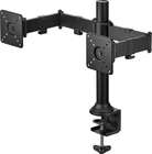 Insignia Dual-screen Desktop Mount Monitors Up 32 Wide Black Open. Price: $27.99.