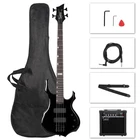 Glarry 39" Burning Fire Electric 4 String Bass Guitar Starter Kit 20W Amp New. Price: $99.90.