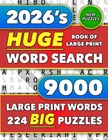 Majosta Large Print Search Book, 9000 Words, 224 Puzzles, Varied Themes Brand. Price: $14.76.