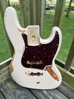 Fender Jazz Bass Body Nitro Shell Pink Flea Relic Road Worn Tortoise Pickguard Used. Price: $595.00.