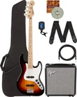 Fender Squier Affinity Jaguar Bass H - Black W/ Rumble 15 Amplifier New. Price: $499.99.