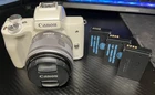 Canon Eos M50 24.1 Mp Mirrorless Camera White (kit With Ef-m 15-45MM Is... Used. Price: $449.95.