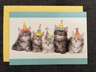 Hallmark Birthday Greeting Card Fun Whimsical Party Cats Kittens From Of Us New. Price: $5.49.