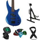 Jackson Spectra JS2 Bass Guitar Essentials Bundle - Metallic Blue New. Price: $289.99.
