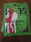 Rotosound RS66LB Roundwound 4-STRING Bass Guitar Strings, Medium Light, 35-90 New. Price: $26.95.