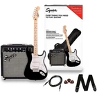 037-1720-006 Squier Sonic Stratocaster Pack Maple Neck Black Body Gig Bag Amp New. Price: $450.00.