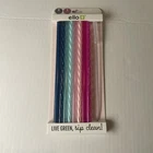 Ello 8 Reusable Straws & 1 Cleaning Brush Rosewater Dishwasher Safe - Brand New. Price: $10.00.