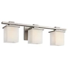 Kichler Tully Bath 3LT, Antique Pewter, Satin Etched Cased Opal - 45151AP New. Price: $329.99.