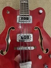 Gretsch Electromatic Hollow Body 4-STRING Electric Bass Guitar Red Maple Used. Price: $550.00.