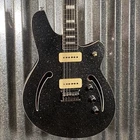 Reverend Airwave String Black Sparkle Semi Hollow Guitar #71265 New. Price: $1499.00.