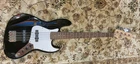 Squier Affinity Jazz Bass Black Electric 4-STRING Guitar With Soft Case Used. Price: $225.00.