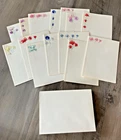 Vintage Hallmark Blank Greeting Cards 3D Threaded Flowers Set Of 14 + Envelopes New. Price: $20.00.