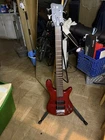 Warwick Rockbass Streamer Standard 5-STRING Electric Guitar Red Used. Price: $600.00.