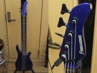 Electric Bass Guitar Fernandes FBR-55 Pj Blue Medium Scale 80% Of Frets Remain Used. Price: $560.00.