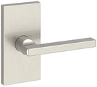 Baldwin Ps.squ.cfr Square Passage Door Lever Set - Nickel New. Price: $147.70.