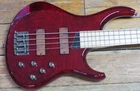 Mtd Kingston Z4 Rosewood Fingerboard Electric Bass Guitar Transparent Cherry Used. Price: $950.00.