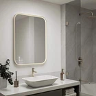 Artika Royce 32 X 24 Led Wall Mirror With Defogger Brushed Nickel New. Price: $137.99.