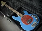 Sterling By Music Man RAY24CA, Toluca Lake Blue Stingray W/ Roadrunner Hard Case Used. Price: $420.00.