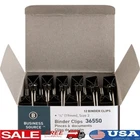 Fold-back Binder Clips Durable Grip Nickel-plated 12 Pack Office Classroom Use New. Price: $5.87.