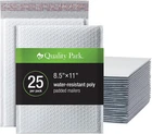 Quality Park Bubble Mailers, 8.25 X 11 Shipping Envelopes, Water Resistant White New. Price: $21.38.
