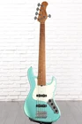 Sadowsky Metroexpress 21-FRET Vintage Jj Bass, 5-STRING Sage Green Metallic Very. Price: $1066.50.