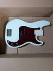 Fender Squier Precision Bass Guitar 60S Classic Vibe, Olympic White Body Used. Price: $250.00.