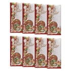 Elrene Home Fashions Holiday Turkey Bordered Fall Napkins, Seasonal Clot... New. Price: $28.12.