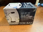 Hampton Bay 15 Led Touch On/off Desk Lamp, Black And Gold, 1009 897 280 New. Price: $14.39.