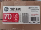 Ge 70 Amp 2-SPACE 4-CIRCUIT Indoor Single-phase Main Lug Breaker Panel New. Price: $16.25.