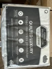 Queen Perfect Protection Quilted Luxury Mattress Protector - Allerease New. Price: $13.99.