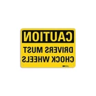 Lyle U4-1220-NP 14X10 Caution SIGN,10 INX14 In,plastic 44UM22 New. Price: $9.99.