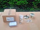 Baldwin HDROUTRR150 Round Half-dummy Knob Rose, Satin Nickel *read* New. Price: $40.50.