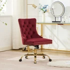 Velvet Home Office Chair Adjustable Height Swivel Computer Wine Red New. Price: $123.99.