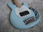 Sterling By Music Man Stingray RAYSS4 Daphne Blue Short Scale Bass Guitar. Used. Price: $649.99.