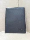 Professional Business Black Leather Padfolio Writing Tablet Folder Txu Embossing Used. Price: $13.00.