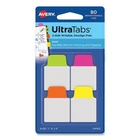 Avery Repositionable Tabs, Mini Tabs: 1" X 1.5", 1/5-CUT, Assorted Colors, 80/PK New. Price: $17.10.