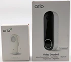 Arlo Video Doorbell Hd 2ND Gen AVD3001 + Chime AC2001 Bundle New Sealed 1080P. Price: $69.00.
