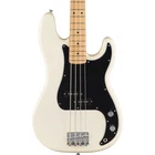 Fender Standard Precision Bass Maple Fingerboard, Black Pickguard, Olympic White New. Price: $599.99.