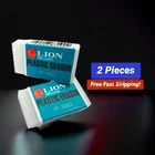 Lion Translucent Plastic Eraser P-100 School Office Supplies High Quality 2-PK New. Price: $12.99.