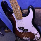 Fender Player Precision Electric Bass Guitar, Maple, 3-COLOR Sunburst Open. Price: $699.00.
