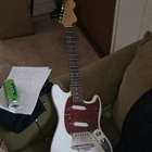 Electric Guitar White Solid Body 6-STRING W/ Hand Built Mustang. Fender Parts. Open. Price: $535.49.