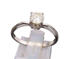 925 Sterling Silver Vintage Solitaire Cubic Zirconia Ring Sz 8 RG25075 Pre-owned. Price: $45.53.